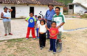 Farm family in Colombia